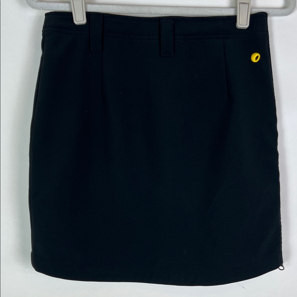 Skhoop Black Zipper Mini Ski Skirt Black XS - Picture 4 of 12
